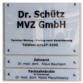 Acryl Schild